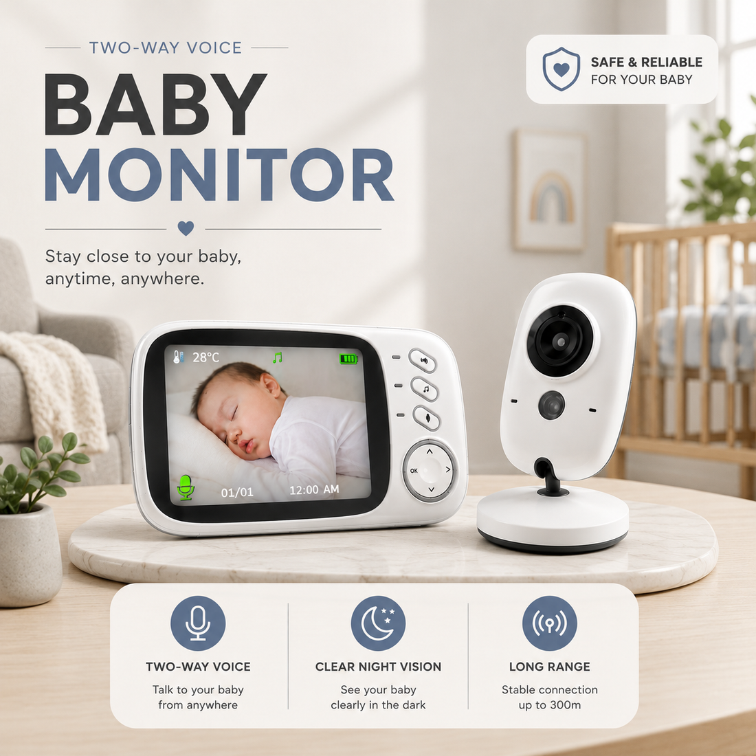 Digital Baby Care Device By Alenzo
