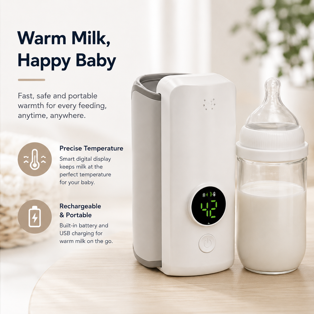 Portable Bottle Warmer By Alenzo